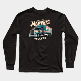 Memphis Trucker Long Sleeve T-Shirt